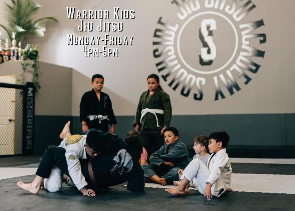 Kids training session at Southside Jiu-Jitsu